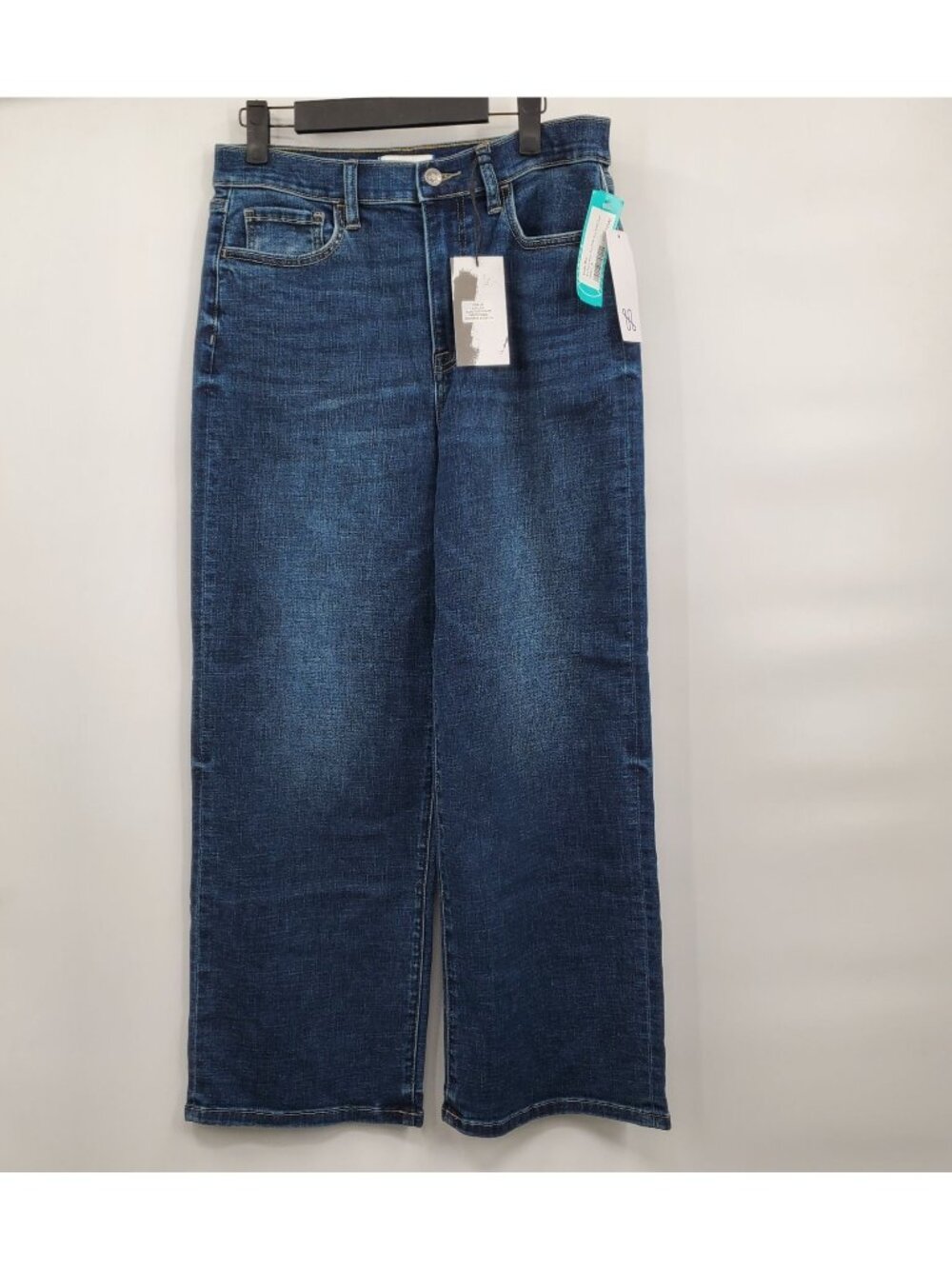Studio Blue Brit Super High Rise Wide Leg Ankle Jean Women Size 8 NWT Denim
